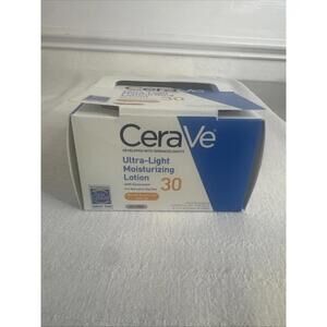 CeraVe Ultra-Light Moisturizing Lotion W Sunscreen 30SPF Matte Finish 2.55 Fl Oz
